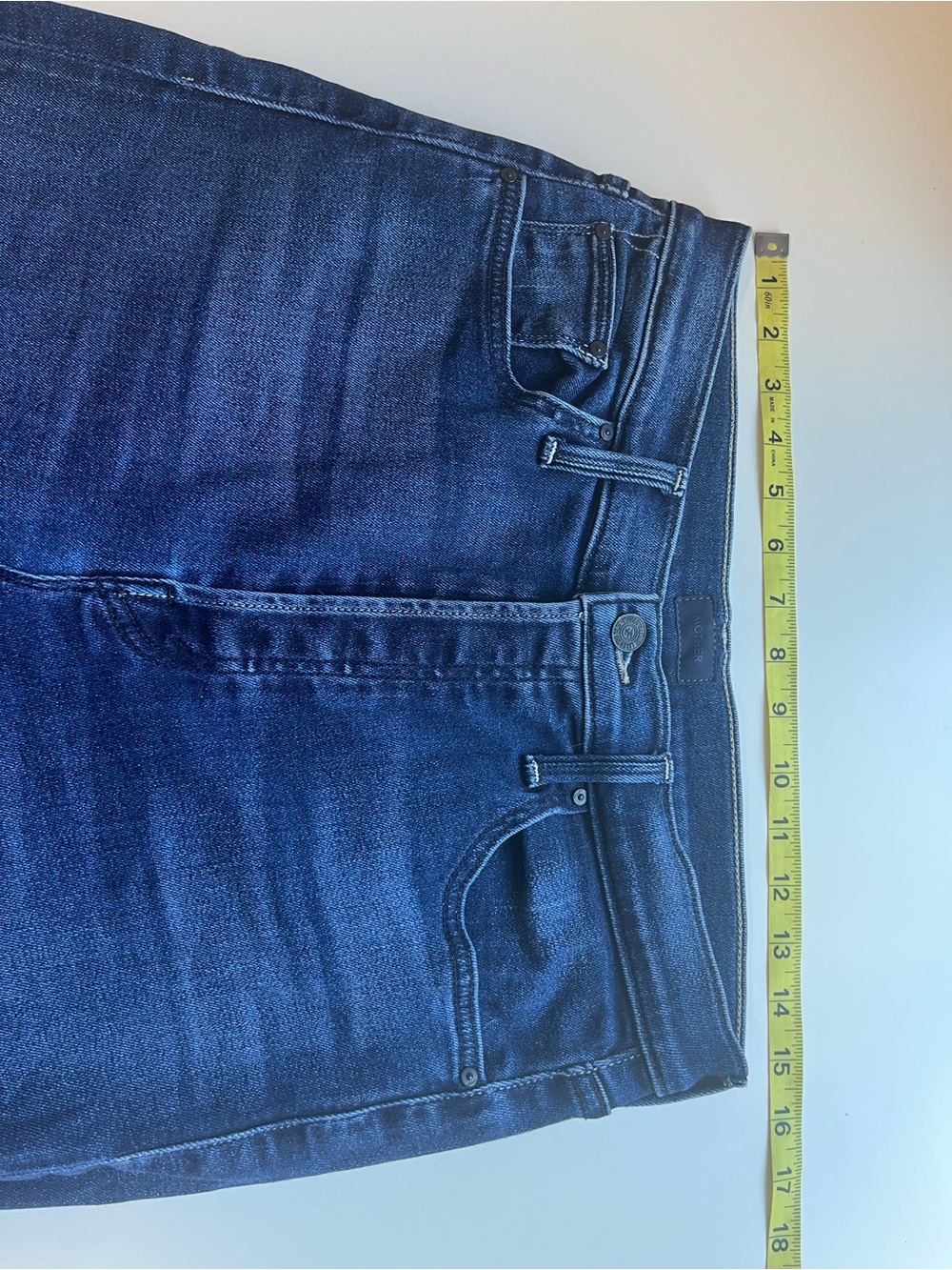 Mother Lil Mother Lil Tripper Ankle Homecoming High Blue Jeans 30 - Picture 11 of 13